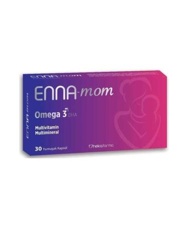 HEKAFARMA Enna-mom Omega 3 Multivitamin Mineral 30 Capsules