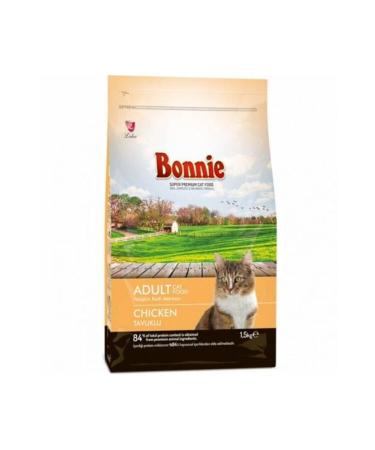 Bonnie Adult Cat Chicken Adult Cat Dry Food with Chicken 1.5 Kg