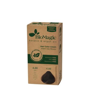 BioMagic Hair Dye Brown No: 4.00