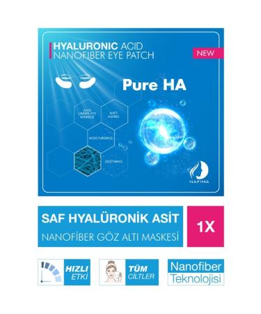 Nafima Hyaluronic Acid Nanofiber Cosmetic Dry Eye Mask