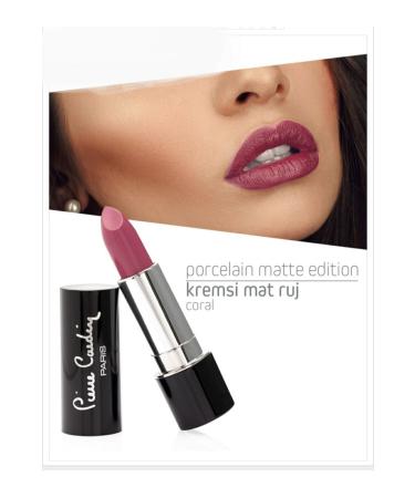 Pierre Cardin Coral Porcelain Matte Edition Lipstick 203 - Buy Online on GoSupps.com