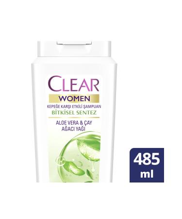Clear Women Anti-Dandruff Shampoo Herbal Synthesis Aloe Vera & Tea Tree Oil 485 ml