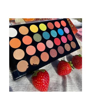 AILY COSMETICS 28-Color Eyeshadow Palette Neon Colors