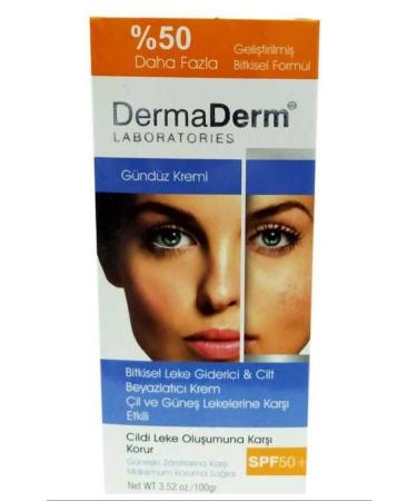 DermaDerm Herbal Cream Spf 50+ Day Cream 100 Gr - Buy Online on GoSupps.com