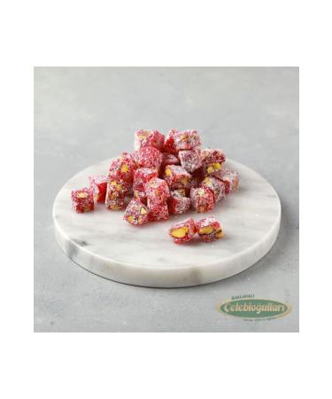 baklavac elebio ullar Double Roasted Turkish Delight with Pomegranate0.5 Gr