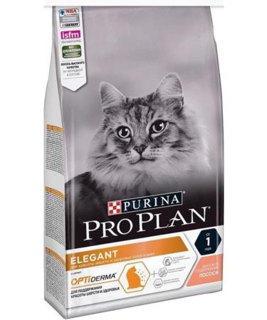 Pro Plan Pro Plan Elegant Opti Derma Salmon Adult Cat Food 10 KG - Buy Online on GoSupps.com