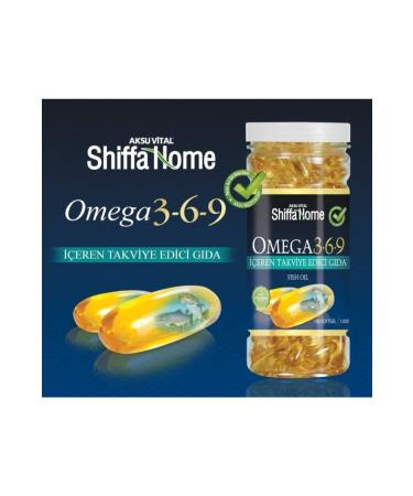 Shiffa Home Omega 3-6-9 Soft Gel 100 X 1000 Mg 2 Pieces - Buy Online on GoSupps.com
