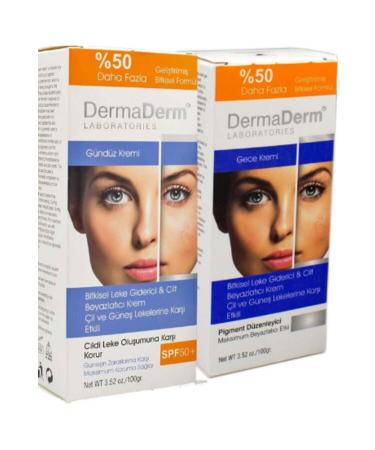 DermaDerm Herbal Face Blemish Cream Day Cream 100 gr And Night Cream 100 gr