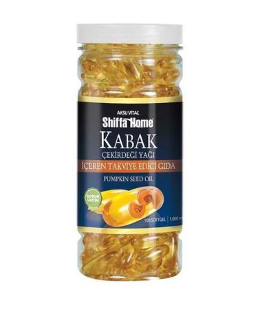 Shiffa Home Pumpkin Seed Oil 100 Softgels