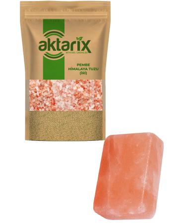 Aktarix 2 Kg Coarse Grain Himalayan Salt + Large Himalayan Salt Soap
