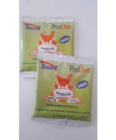 Smart Prolive Probiotic Prebiotic and Enzyme for Poultry 50gr X 2 Pieces