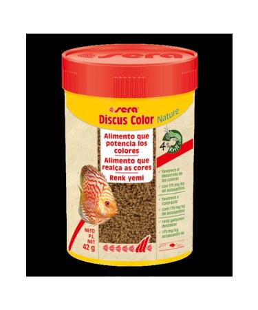 Sera Discus Color Nature 100 Ml 42 G Box Fish Food