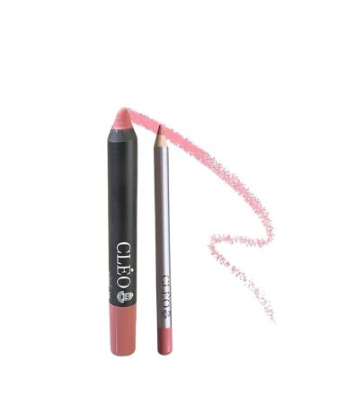 Cleo 2 in 1 Waterproof Lipstick & Lip Liner Candy Pink - Buy Online on GoSupps.com