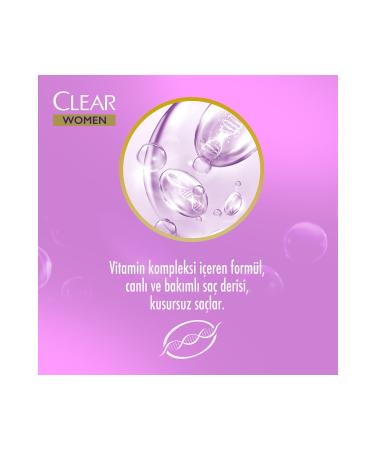 Clear Women Anti-Dandruff Shampoo Complete Care Vitamin Complex 485 ml - Buy Online on GoSupps.com