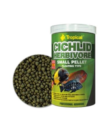Tropical Cichlid Herbivore Small Pellet 250 Ml Original Box