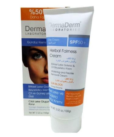 DermaDerm Herbal Cream Spf 50+ Day Cream 100 Gr