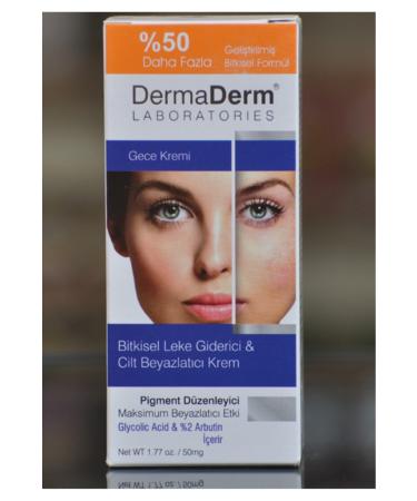 DermaDerm Herbal & Skin Whitening Night Cream 50 mg.