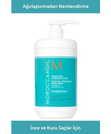 Moroccanoil Consultant Intense Hydrating Intensive Moisturizing and Shining Mask 1000 Ml.