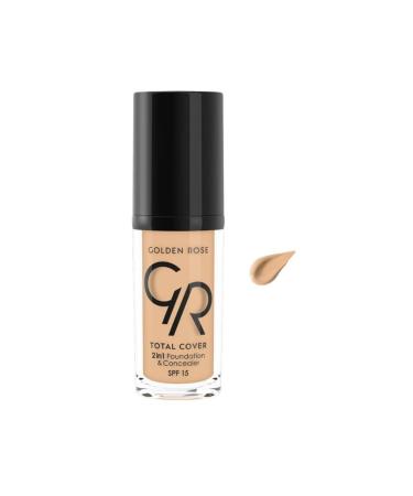 Golden Rose Total Cover 11 Nude 2 In 1 Foundation 30ml