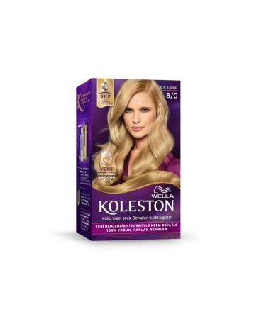 Wella Kit Hair Dye 8/0 Light Blonde