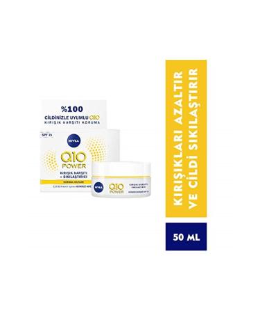 NIVEA Brand: Q10 Anti-Wrinkle Day Care Cream 50 Ml Category: Face Cream - Buy Online on GoSupps.com