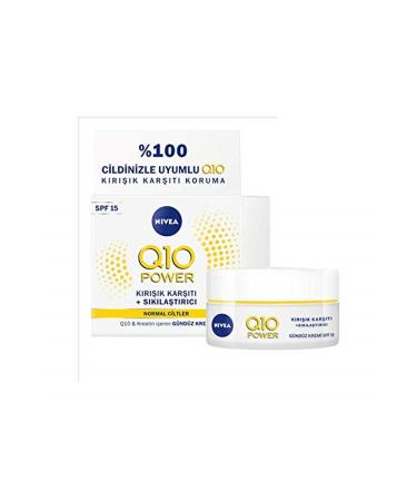 NIVEA Brand: Q10 Anti-Wrinkle Day Care Cream 50 Ml Category: Face Cream - Buy Online on GoSupps.com