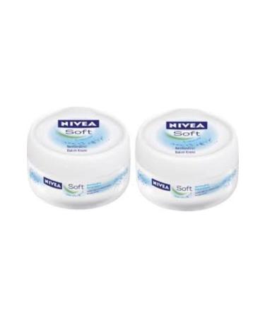 NIVEA Soft Hand Face Body Moisturizing Cream 300 ml 2 Pieces 4005900009371-2
