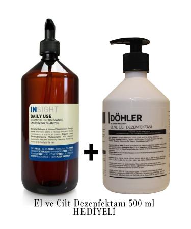Insight Daily Use Daily Energizing Shampoo 900ml D hler Hand and Skin Disinfectant - Buy Online on GoSupps.com