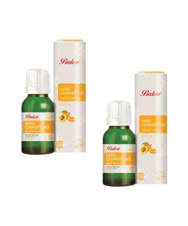Balen 2 Boxes Apricot Kernel Oil Natural Herbal Fixed Oil 20 ml Drinkable