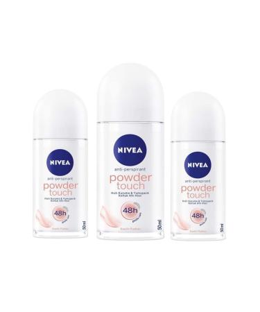 NIVEA Powder Touch Roll-on 50 Ml X3 Pieces