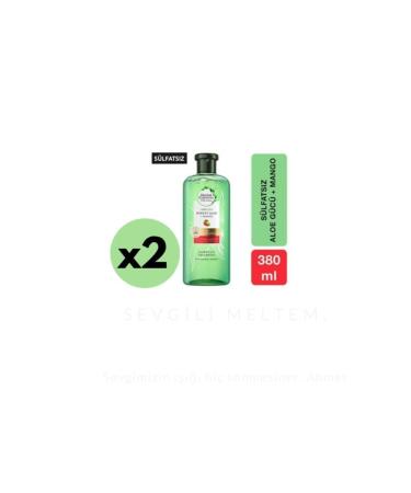 Herbal Essences Sulfate-Free Strength & Moisture Aloe + Mango Shampoo 380 ml X2 - Buy Online on GoSupps.com