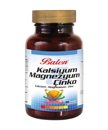 Balen Calcium Magnesium Zinc 90 Capsules (5 Pieces)