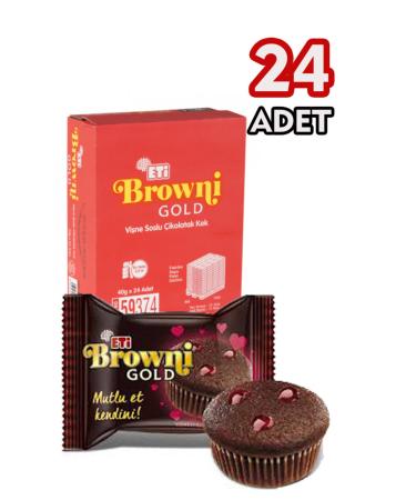 Eti Cherry Browni Gold 45gr 24 Pieces - Buy Online on GoSupps.com
