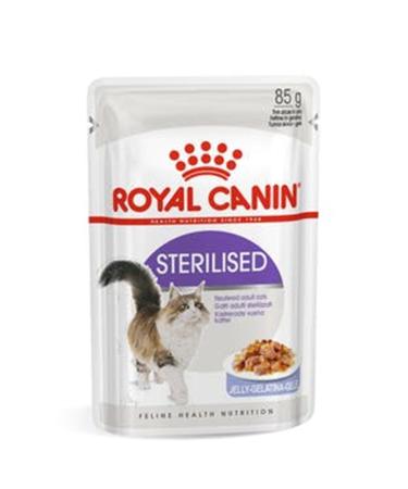 Royal Canin Sterilized Jelly Neutered Cat Pouch Wet Food 85 Gr X 12
