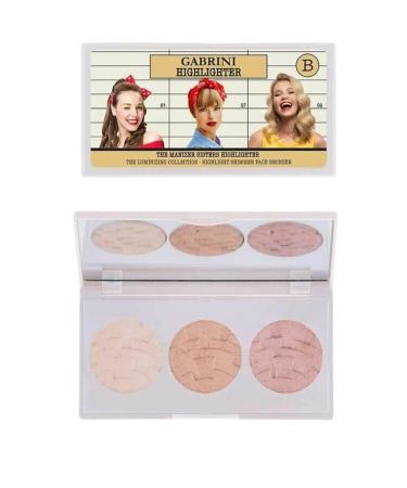 Gabrini 3-Piece Highlighter Palette - Highlighter B