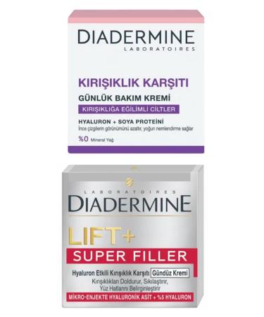 Diadermine Anti-Wrinkle Care Cream 50 ml + Lift + Superfiller Day Care 50 ml 2-Piece Set