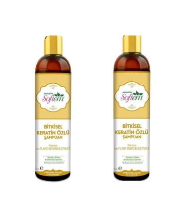 Softem Herbal Keratin Essence Shampoo 400 ml X 2 Pieces