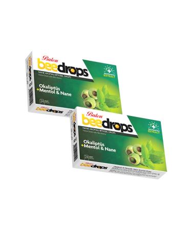 Balen Beedrops Eucalyptus & Menthol Mint Flavored 24 Drops X 2 Pieces
