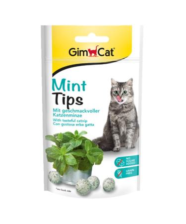 Gimcat 12 Pack Mint Tips Cat Reward Tablets (1 Pack 40gr)