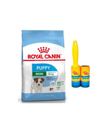 Royal Canin Mini Puppy Dog Food 4 Kg + Polo Hair Collection Roller (original)