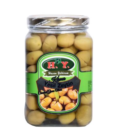 Glass Jar Green Crushed Olives gr 141-160 900