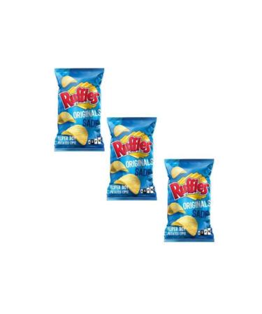 Ruffles Original Plain Potato Chips 103 Gr X 3 Pcs