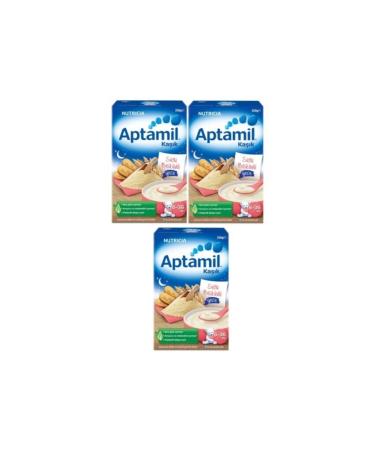 Aptamil Milk Biscuit Night Spoon Food 250 Gr. X 3 Pieces