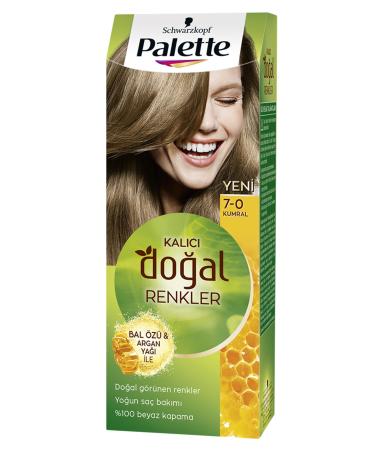 Schwarzkopf Palette Naturel 7-0 Honey - Hair Dye Oil Care Permanent Natural Colors