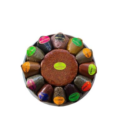 Hunkar Large Basket Spice Set