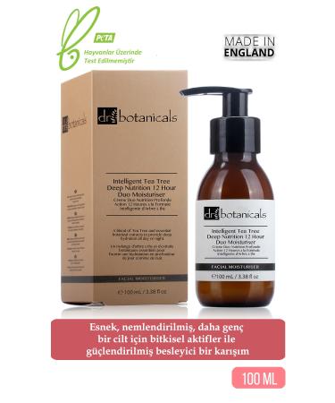 Dr. Botanicals Tea Tree 12 Hour Deep Nourishing and Moisturizing Cream 100 Ml