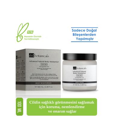 Dr. Botanicals Intensive Pomegranate Natural Body Cream for Men 100 ml 642872596740