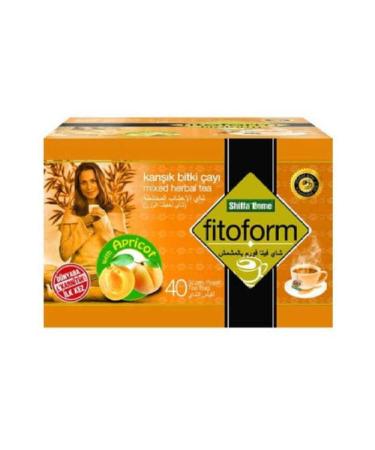 Shiffa Home Fitoform Apricot Mixed Herbal Tea 40 Filtering Bags