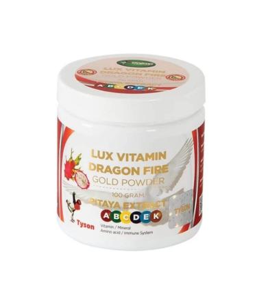 TYSON Lux Vitamin Dragon Fire 100 Gram Pigeon Chicken Parrot Canary Budgie and Poultry Vitamin
