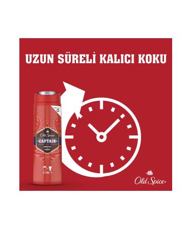 Old Spice Shower Gel & Shampoo Captain 400 ml - Buy Online on GoSupps.com